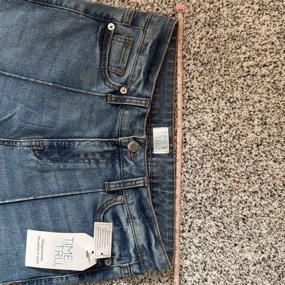 Time and Tru Blue Flare Wide Leg Jeans - Picture 7 of 7